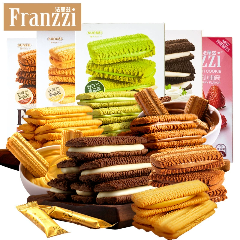 Печенье Фариз 58г Матча-мусс/Клубника/Мягкий темный шоколад Сувенирные конфеты