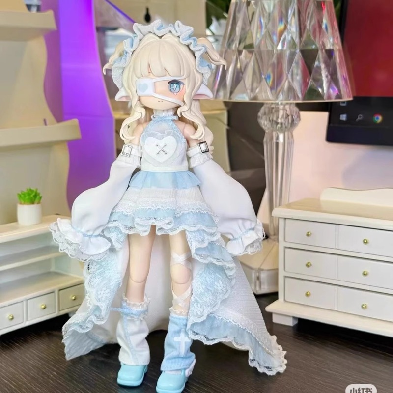 本物のフリーダムステートメント電子かわいいペット 12 ポイント bjd ブラインドボックスアクションフィギュア人形トレンディな装飾品手作りギフト|undefined