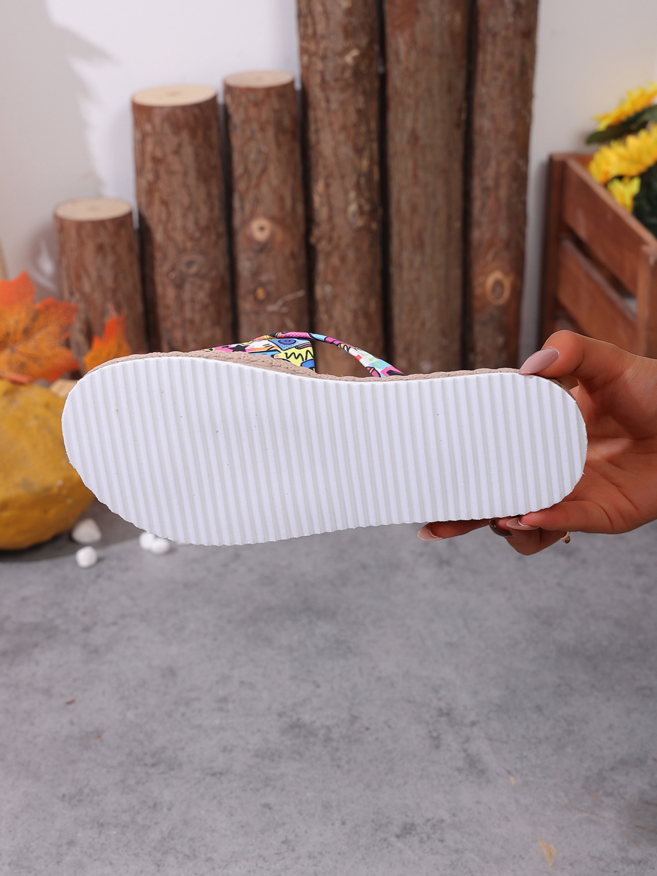 Women's Ethnic Style Flat Slides Sandals Summer Outdoor Beach_voghion.com