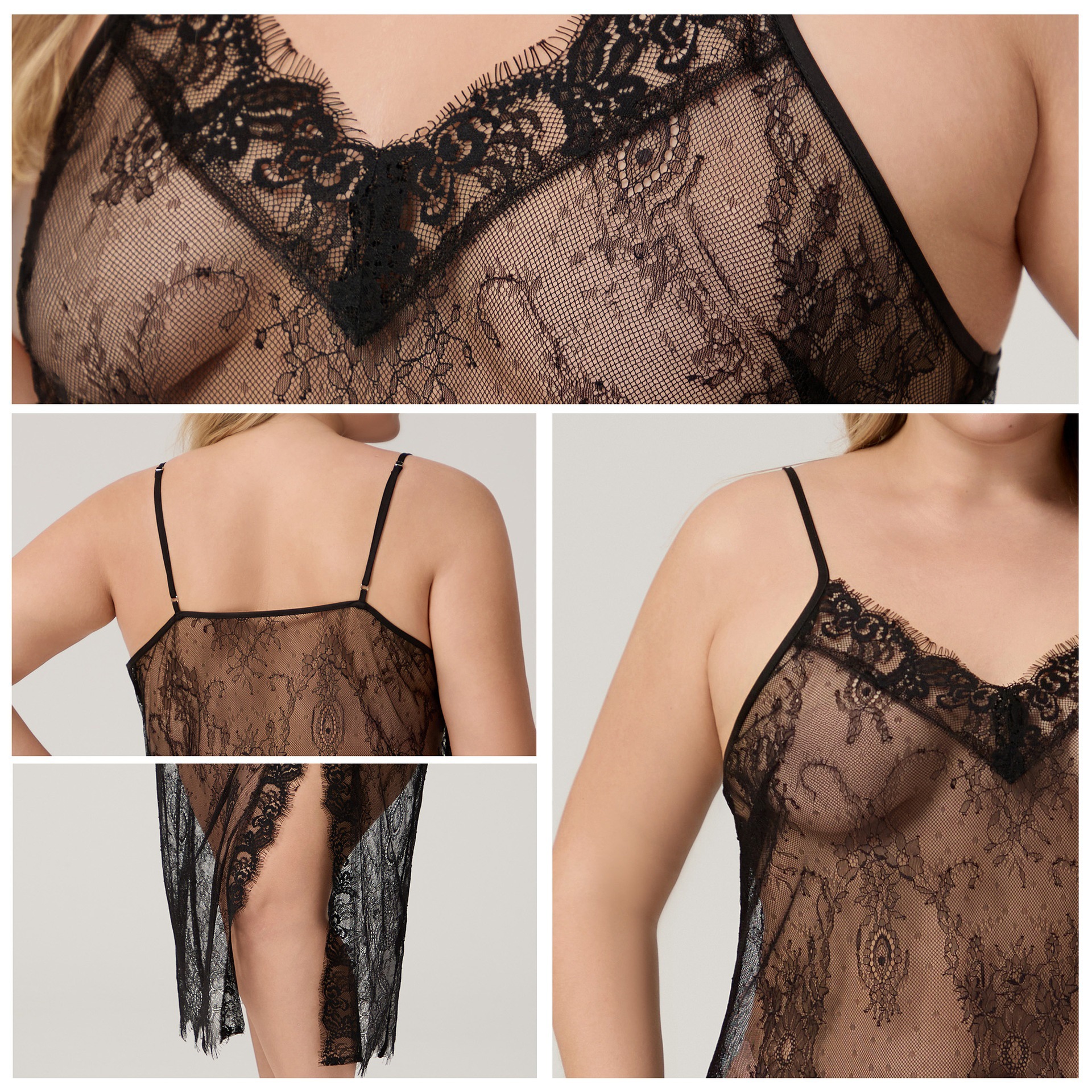 Yaoting nuevo pijama de cinturón de tamaño grande para mujeres verano satén de encaje sexy pijama larga ropa para el hogar CQ3813