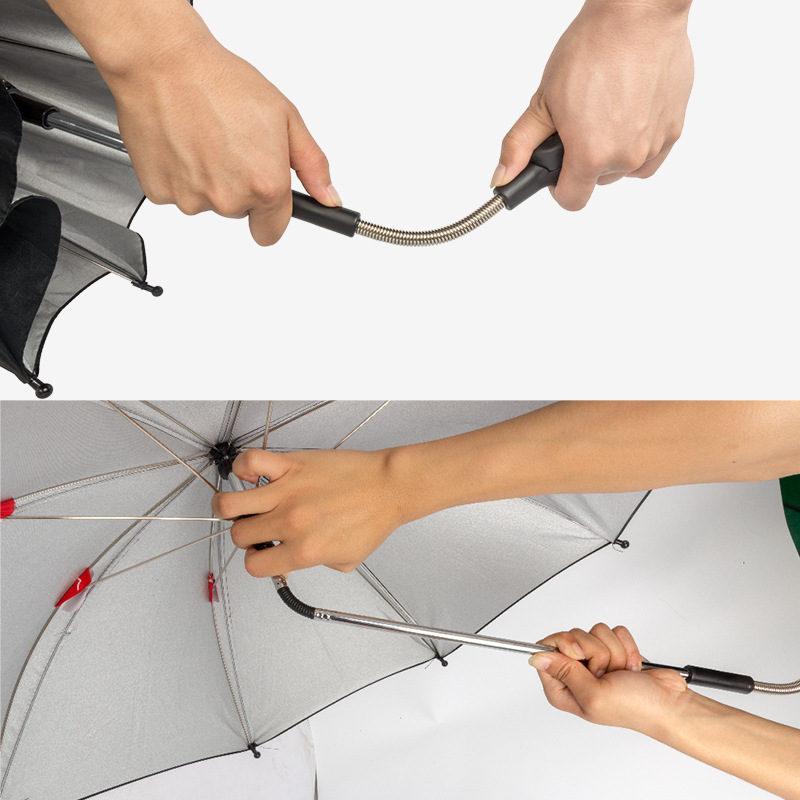 Joyren婴儿车遮阳伞夹子晴雨伞童车防紫外线防晒太阳伞可弯曲调节