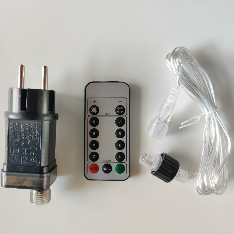 Lámpara de petardos LED transfronteriza cuerda de lámpara de cobre pie de cientipago negro interior y exterior luces decorativas de vacaciones de jardín luces de Navidad