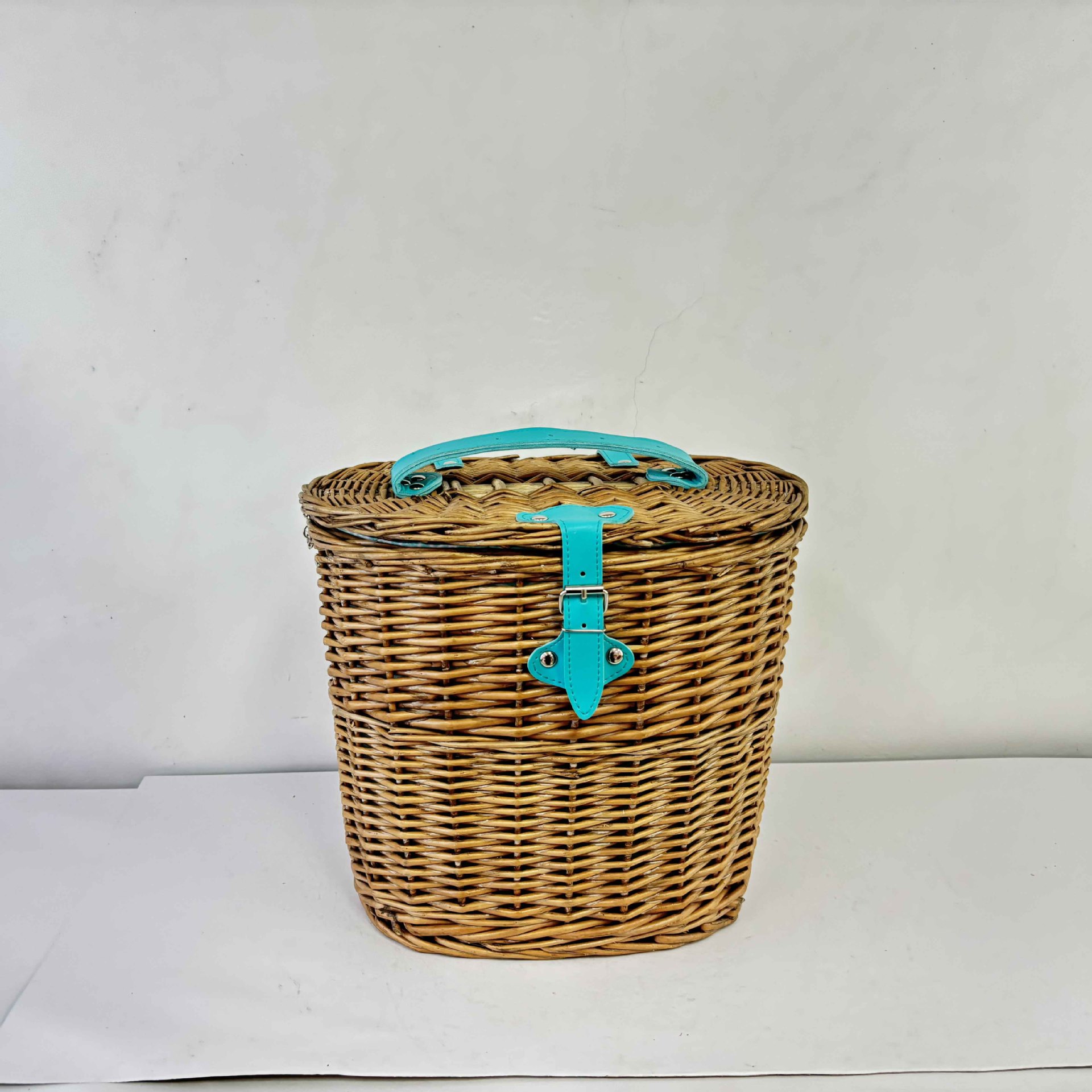 Cestas de picnic personalizadas con cubierta de sauce hecha a mano acompañadas de cestas de regalo de primavera cestas de almacenamiento de frutas con bolsas de cubierta