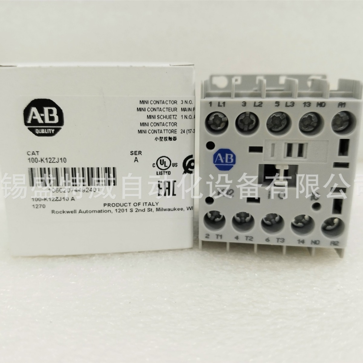 原装现货100-K09ZJ10/100-K05ZJ10/100-K12ZJ10美国AB接触器24VDC