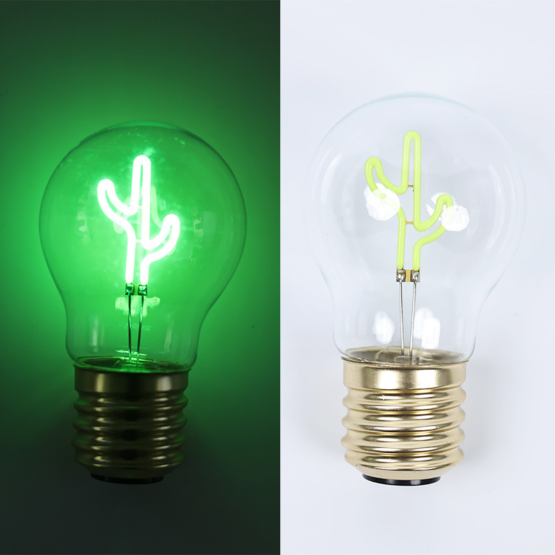 国境を越えた売れ筋充電式 LED 電球型ナイトライトパーソナライズされたクリエイティブなフィラメント型電球ガラス電球|undefined