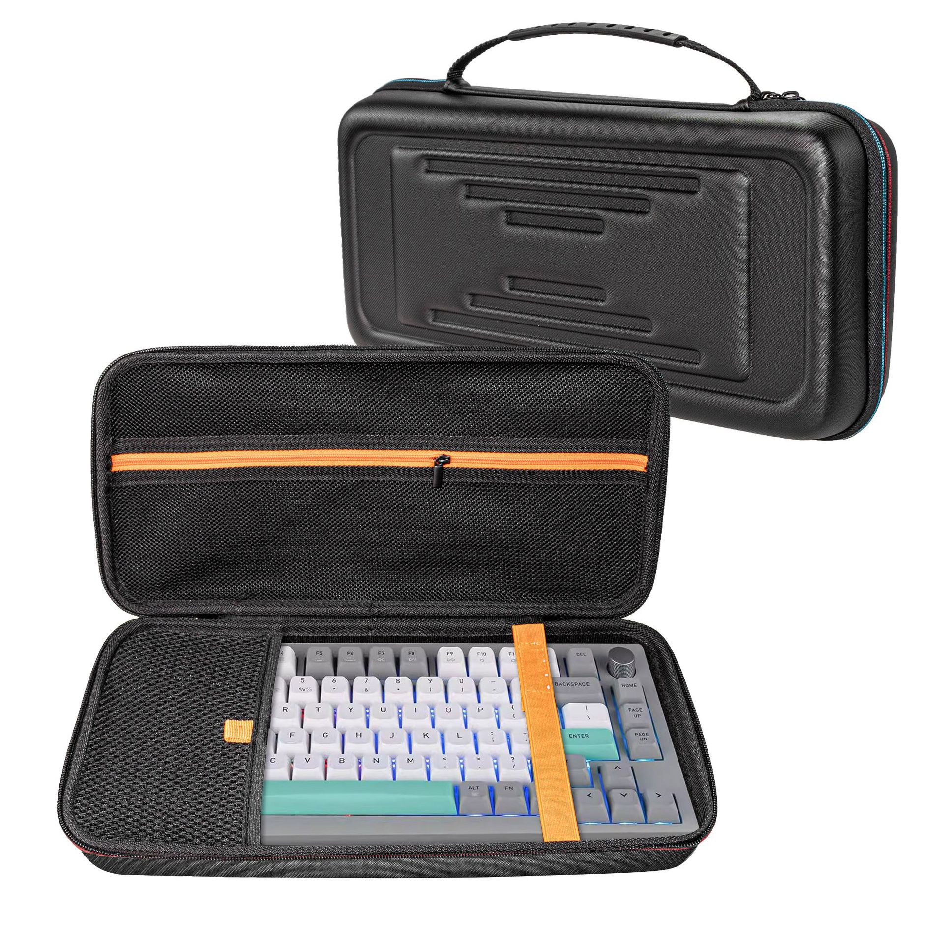 适用于84键键盘包ROG夜魔 Rainy 75键盘防水收纳盒机械键盘收纳包