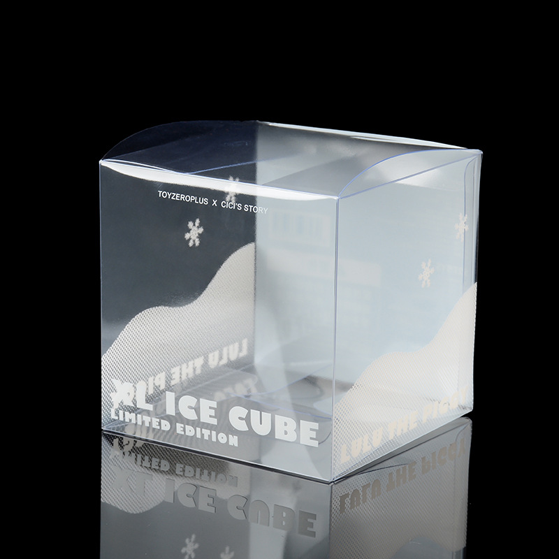 厂家设计直销供应烫金PVC 折盒 烫银PET胶盒天地盒彩印塑料包装盒