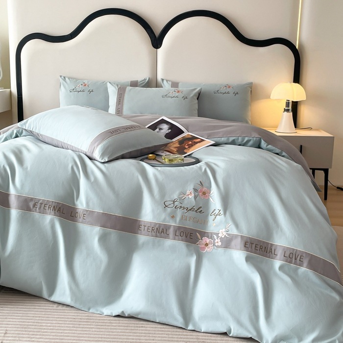 Nuevo algodón de Xinjiang 100% de lana gruesa, cuatro piezas de alta gama, caja de regalo, ropa de cama de cuatro estaciones