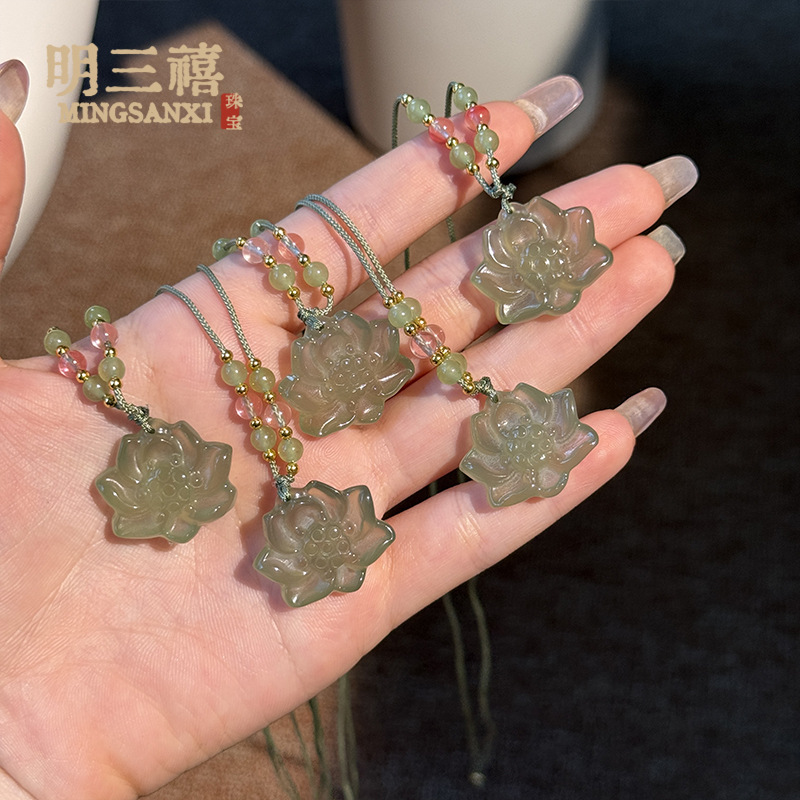高冰油青莲花1 / 裸坠
