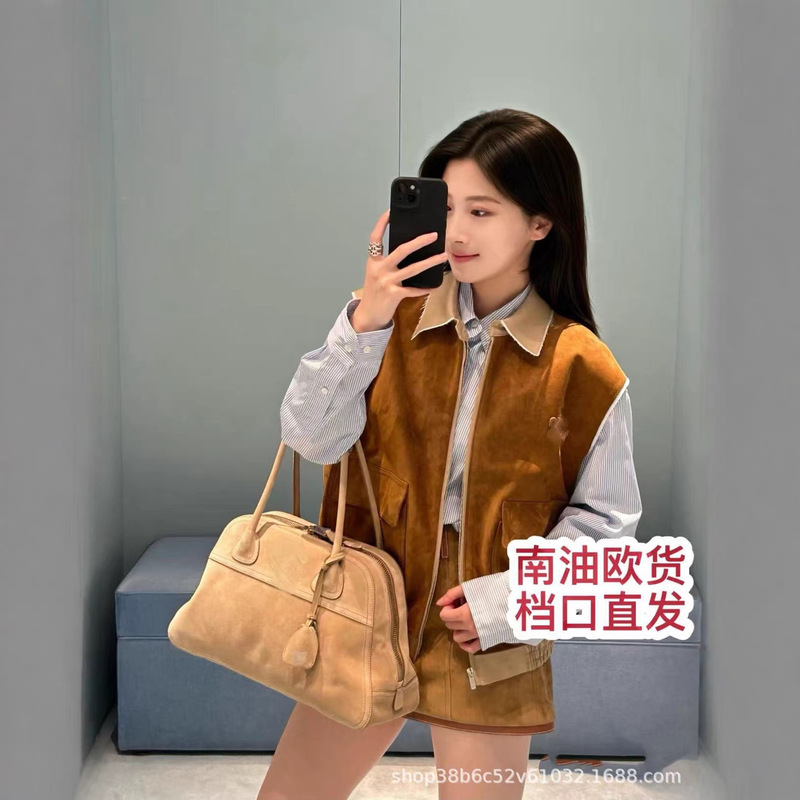 【Nanyou Xiaonai High-End Women's Clothing】26 New Styles Patchwork Vest Jacket Short Skirt Straight Pants Set