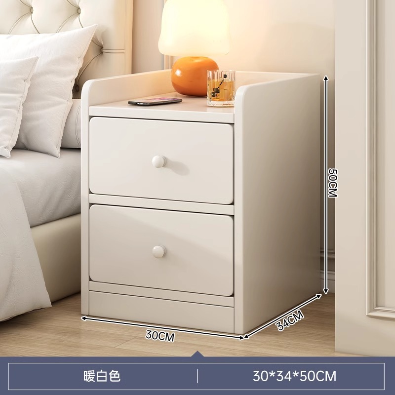 Tabernita de cabecera pequeño armario de almacenamiento armario de almacenamiento dormitorio pequeño armario de hendidura al lado de la cama simple estante de madera sólida librería