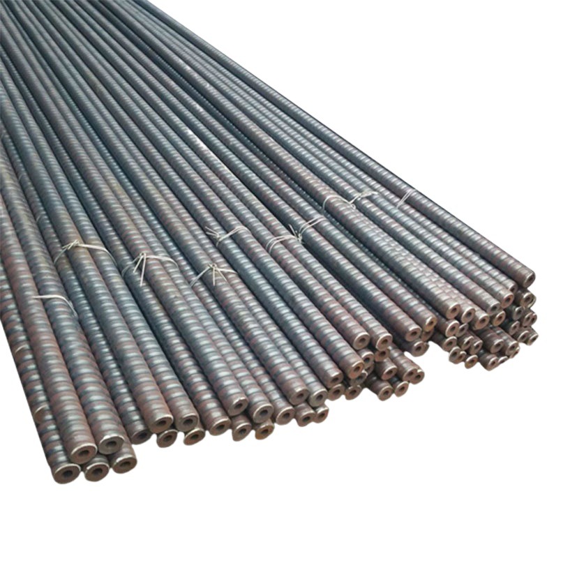 20 # Fabricante de varillas de anclaje huecas Tubo de acero roscado Varilla de anclaje de junta de tubería de mina Varilla de anclaje hueca combinada 45 # para túnel