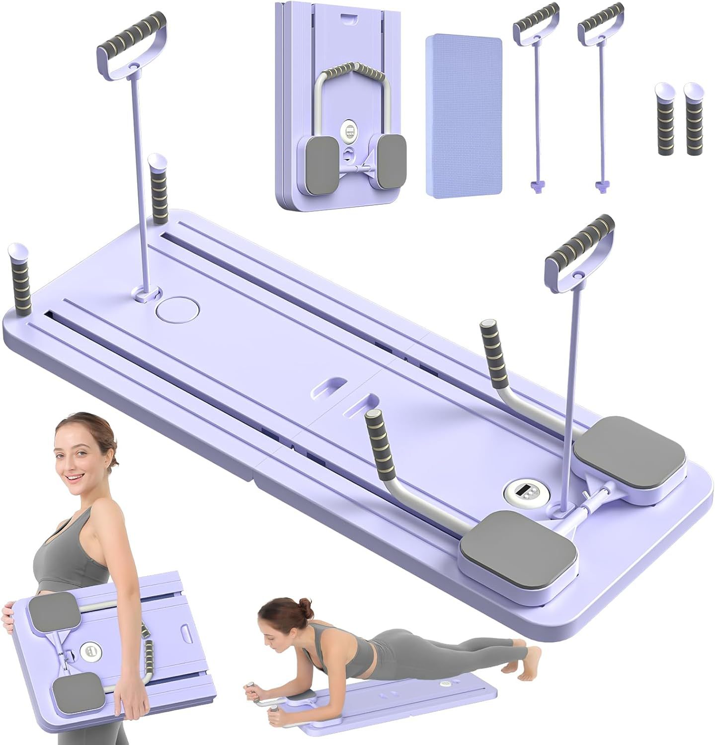 Multifuncional abdominal-building board 4 - in - 1 fitness board plegable Pilates abdominal-building board chest exercise board support