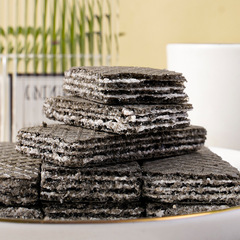 【Full Carton 120 Bags】Five Black Whole Wheat Cookies Black Bean Black Sesame Grain Cookies Meal Replacement Satisfying Snacks