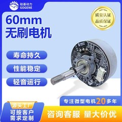 メーカー直径 60 ミリメートルブラシレスモーターファンモーターサイレントアウターローター DC ブラシレスモーター低電力モーター