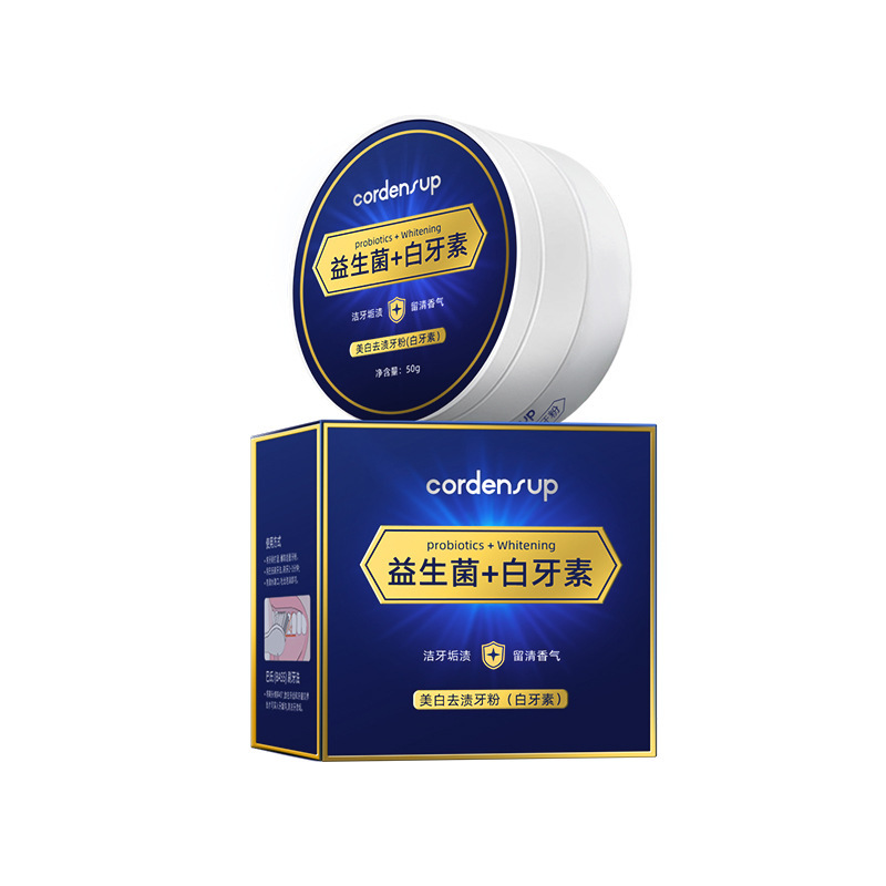 卸売プロバイオティクスホワイトニング歯磨き粉クレンジングホワイトニング黄ばみ除去フレッシュ口臭レモンミント歯磨き粉 50 グラム|undefined