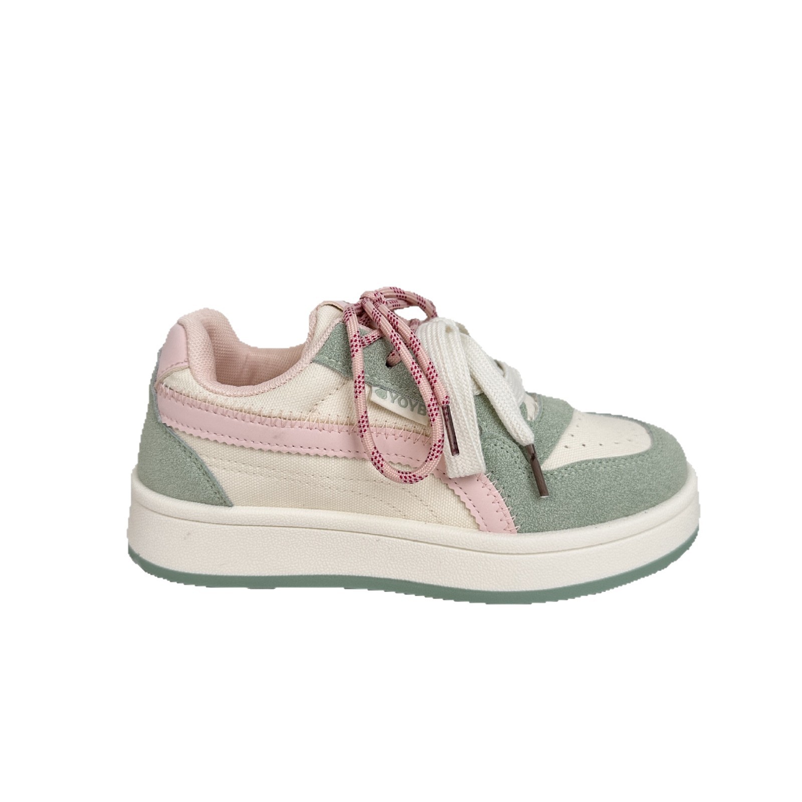 Zapatos de suela gruesa de larga onda para mujeres 2025, nuevos zapatos de moda, zapatos de pan de nicho, zapatos blancos de verano, zapatos de skate casuales