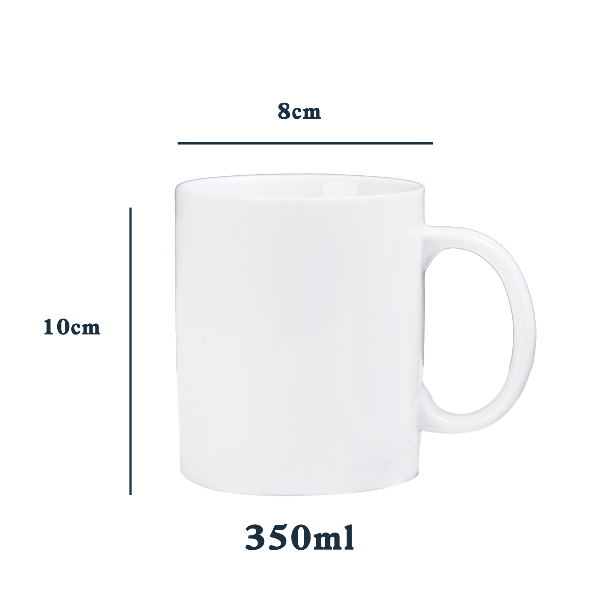 Dehua reducción de alta temperatura porcelana blanca cerámica regalo promoción regalo taza porcelana tazas cunstom