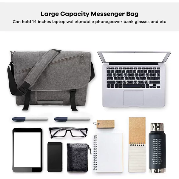 Bsci Manufacturer Crossbody Shoulder Bag Oxford Cloth Waterproof High-End Messenger Bag Large Capacity Business Tablet Bag