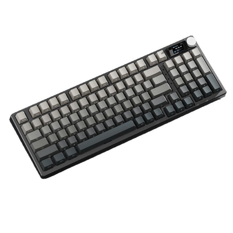 Teclado mecánico de tres modos RK99Pro Gasket personalizado en caliente enchufe lateral grabado pantalla de color TFT98