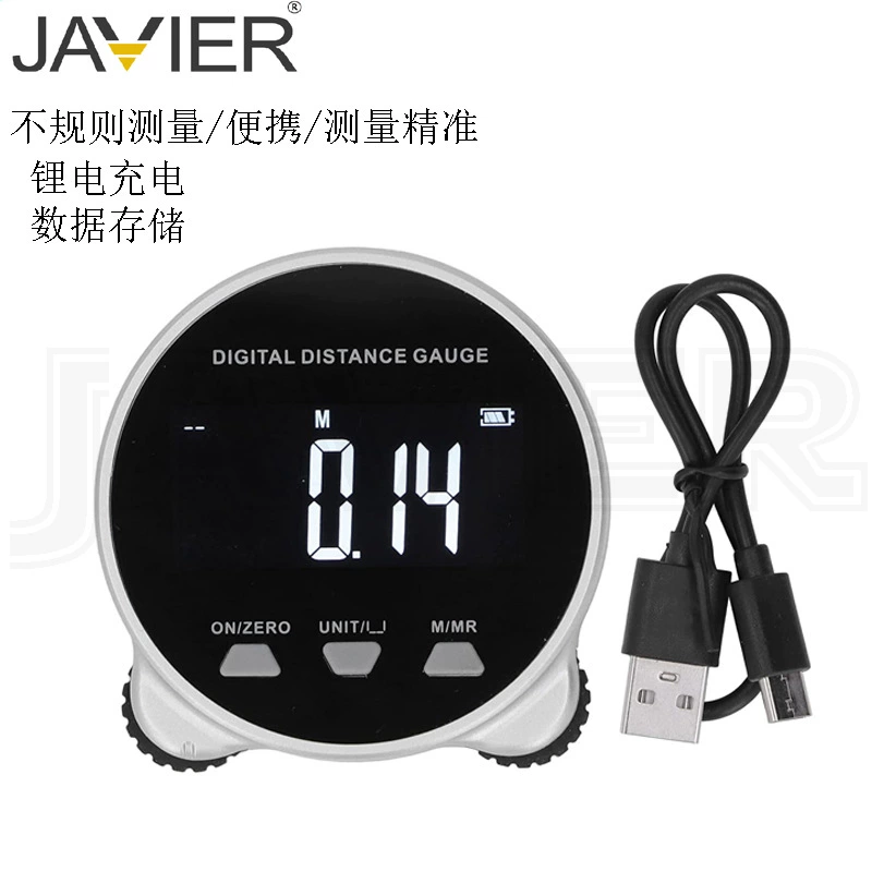 JAVIER Электронная линейка с прямым криволинейным измерением прокрутки цилиндрических нерегулярных поверхностей Многофункциональная цифровая линейка электронного ролика