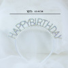 Bright beads birthday hat flash powder happybirthDay Birthday happy hair hoop head hoop, card, birthday party