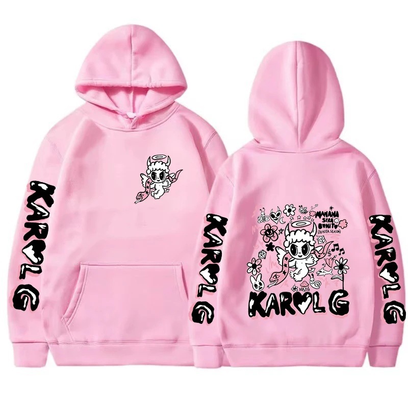 New Autunm Hot Sale Men's Hoody Karol G Manana Printed Hoodi