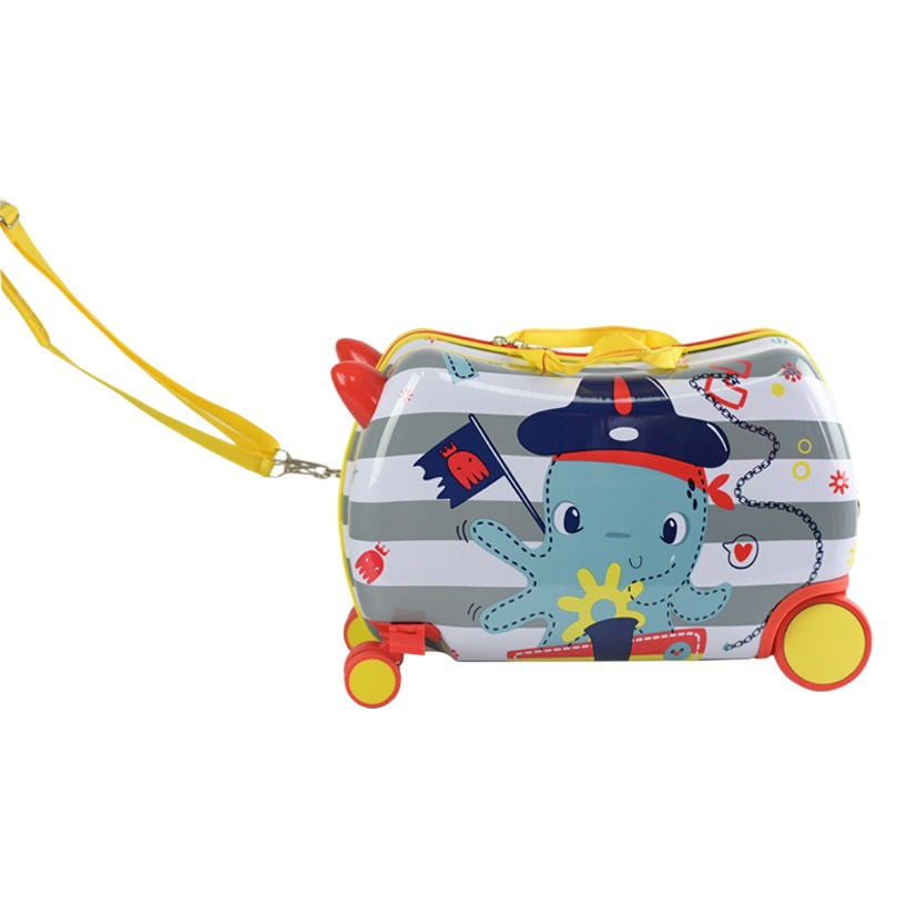 Maleta de dibujos animados multifuncional para niños juguete pequeña rueda universal de gran capacidad