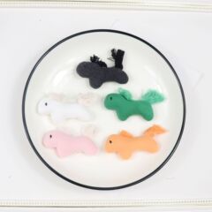新款毛绒小马钥匙扣包包挂件手机壳饰品配件diy手工材料服装辅料