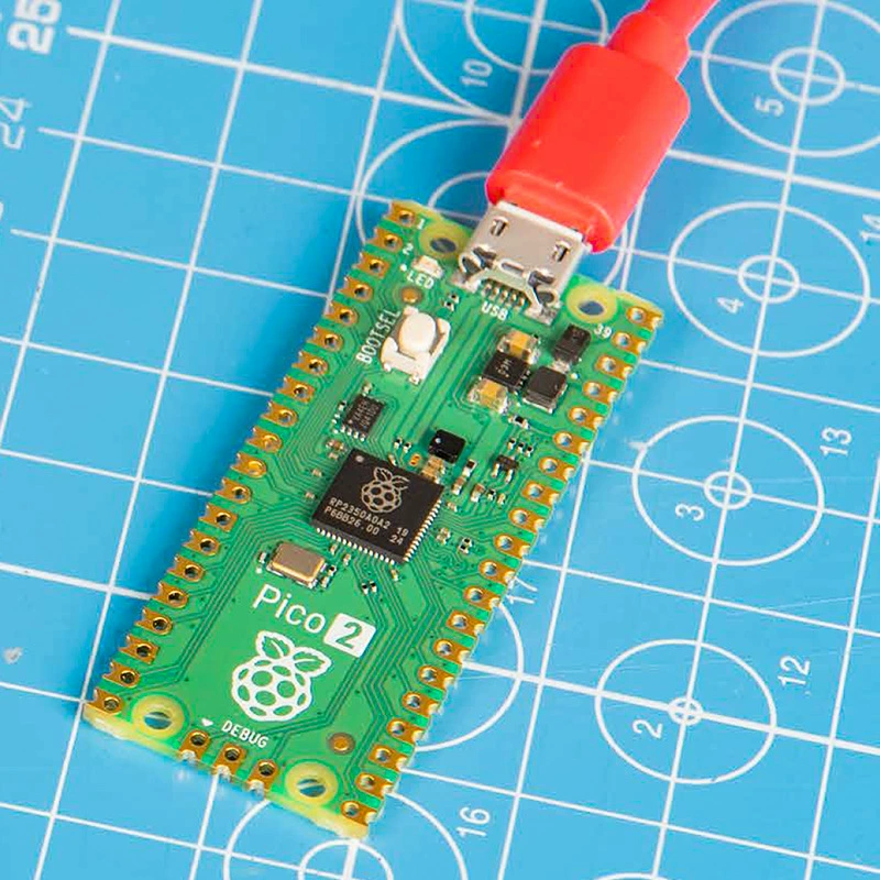 Официальная плата разработки Pico2 RaspberryPi Pico 2W двойной ядро RP2350 чип Python