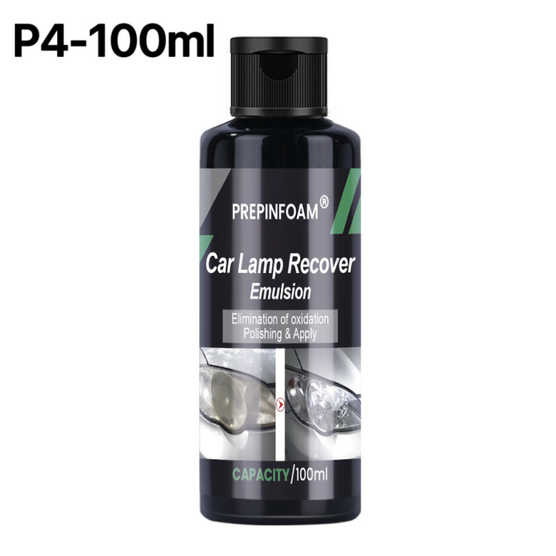PREPINFOAM-P4 車のヘッドライトレンズ修復ミルク修復酸化層除去クリーニング研磨製品|undefined