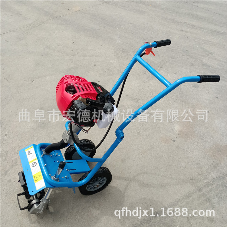 茶园手推式汽油松土机 农作物旋耕耕地机 小型果园除草机