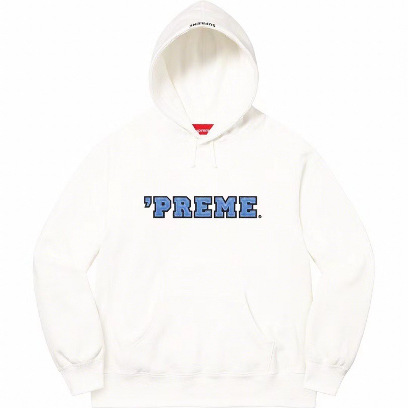 欧美潮品 Satin Appliqué Hooded Sweatshirt 连帽长袖加绒卫衣|undefined
