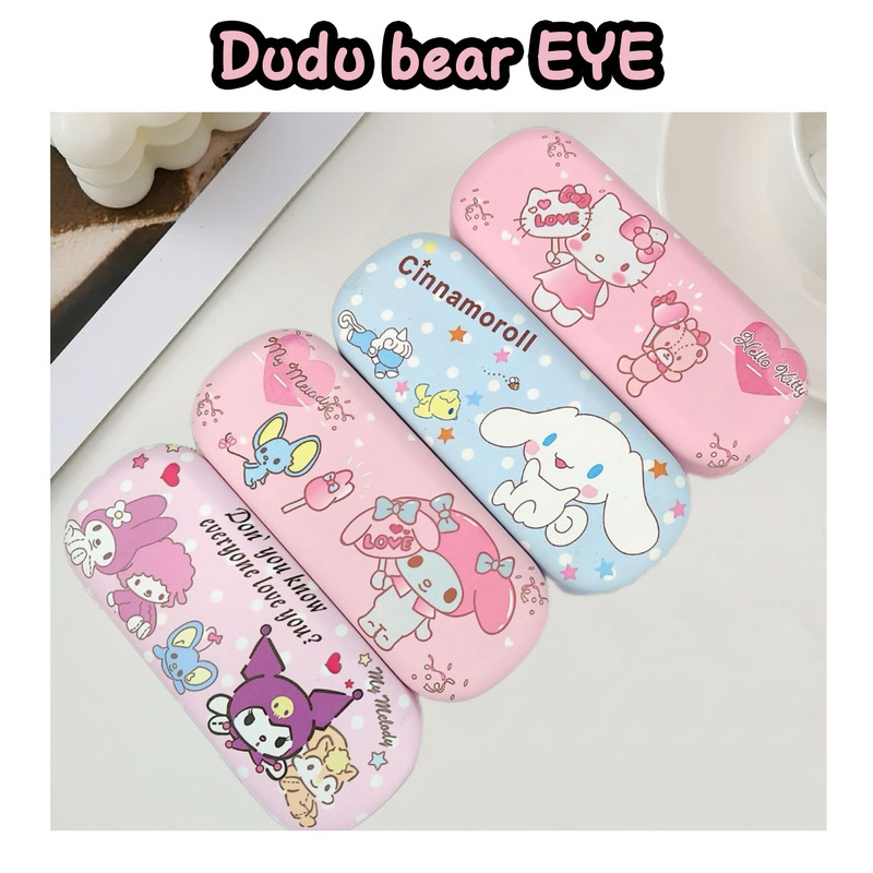 Cartoon Glasses Storage, Compact, Portable, High-Looking, Anti-Pressure, Japanese Style Simple, Kuromi Big-Eared Dog Myopia Glasses Case Cartoon Glasses Storage, Compact, Portable, High-Looking, Anti-Pressure, Japanese Style Simple, Kuromi Big-Eared Dog Myopia Glasses Case