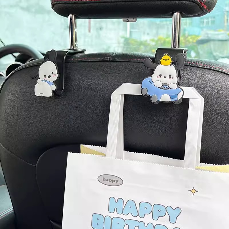Asiento de automóvil espalda gancho lindo perro Pachia para la cola trasera del automóvil gancho red multifuncional suministros