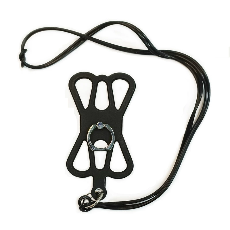 Ремешок для мобильного телефона с кольцевой пряжкой, многофункциональный кронштейн, силиконовый чехол для телефона, Эластичный Силиконовый Универсальный чехол, трансграничный