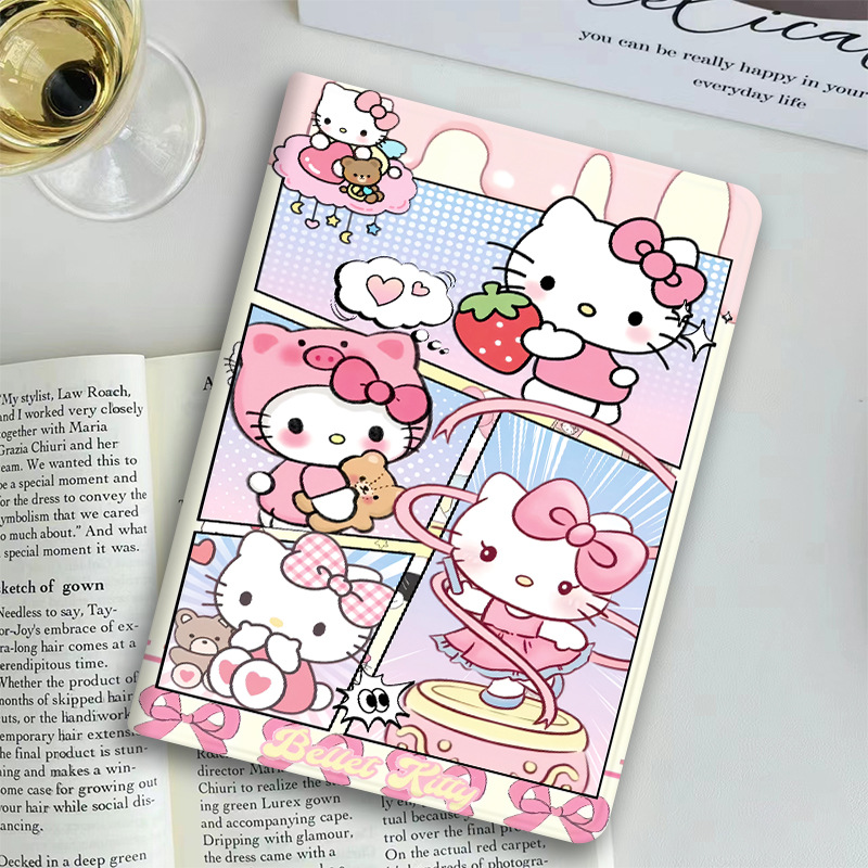 Suitable for Ipad10 Protective Case 10.2 Three-Fold 25 Models Ipad11 Apple 9.7 Pen Tray Air567 Shell Pro12.9