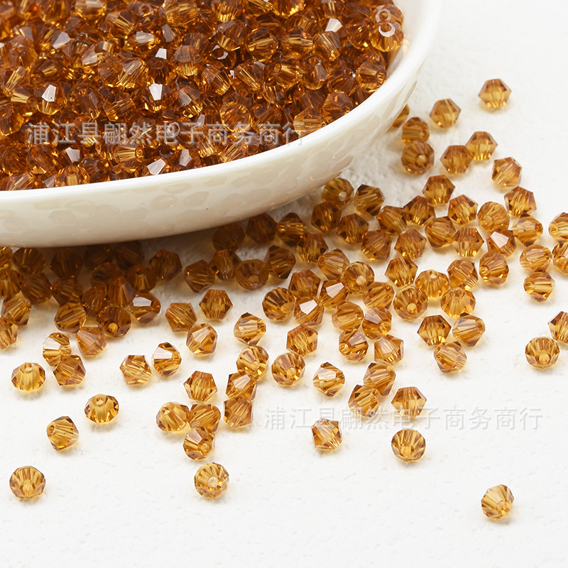 Hổ phách trung tính / Hạt kim cương boutique 3mm (100 chiếc/gói)