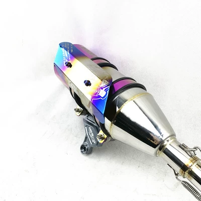 Motorcycle exhaust pipe Purple Hkr Exhaust Pipe