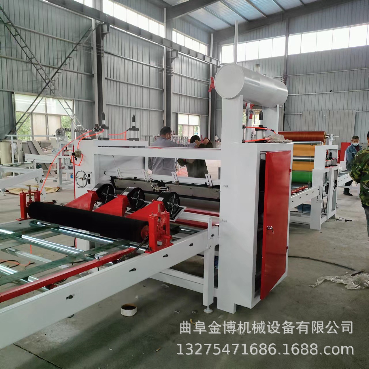 热熔胶硅酸钙板贴面机