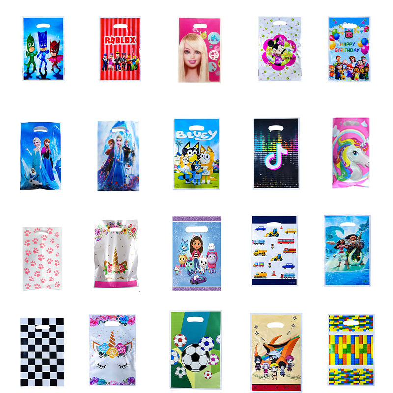 Cartoon Theme Gift Bag Decoration Supplies Birthday Party Supplies Disposable Tableware Party Decoration Return Gift Bag