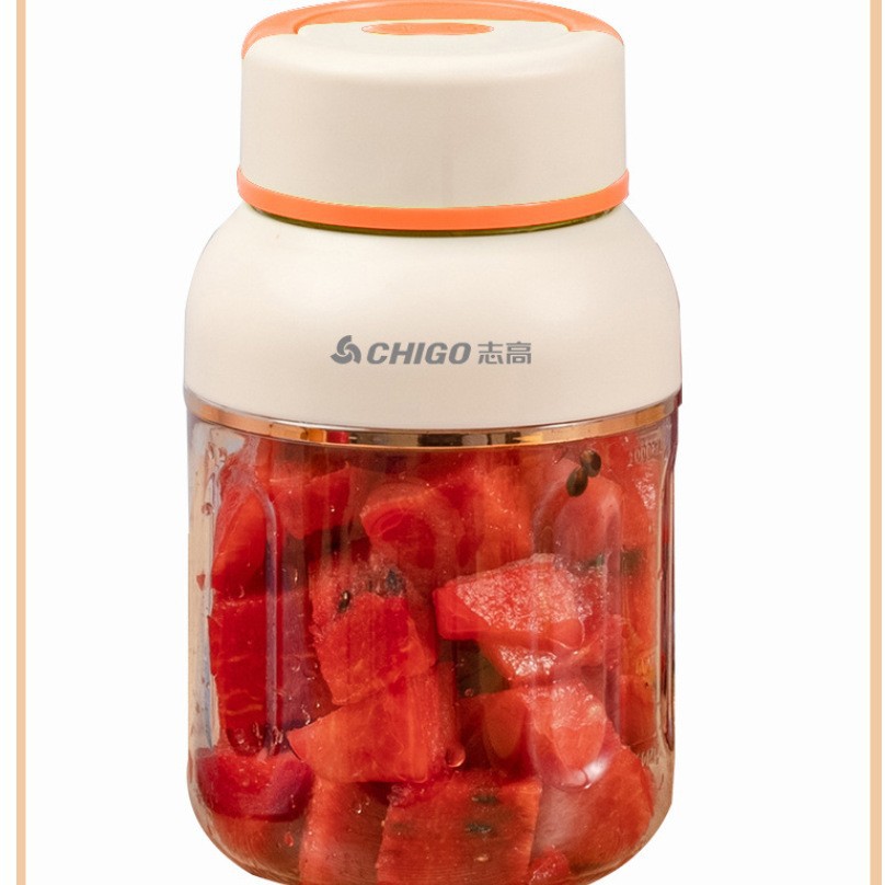 Chigo Juicer Small Portable Fruit Electric Juicer Cup Multifunctional Juice Machine Mini Wireless Blender 5