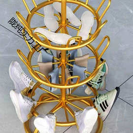 新款专用一体简约方便耐用晾鞋架铁艺工艺可移动阳台室外置物架鞋