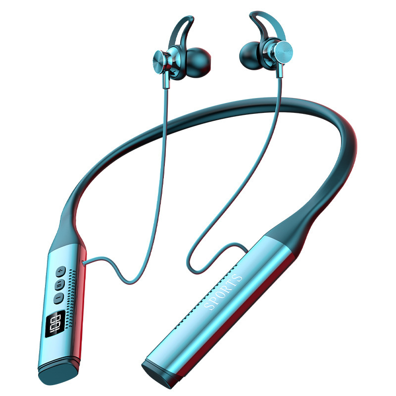 新しいクロスボーダーホルタータイプ 5.4 長寿命デジタルディスプレイランニング Bluetooth ヘッドセットスポーツヘッドセット工場プライベートモデルワイヤレス|undefined