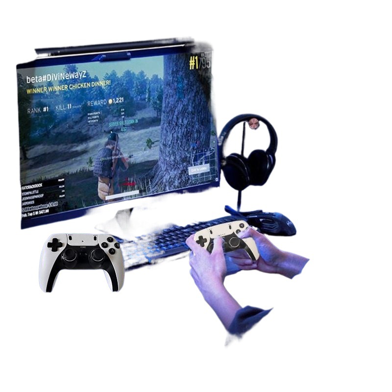 Control de juegos inalámbrico PC PC Steam Universal Xbox 360 Juegos 2.4G Dual Shadow Wonderland