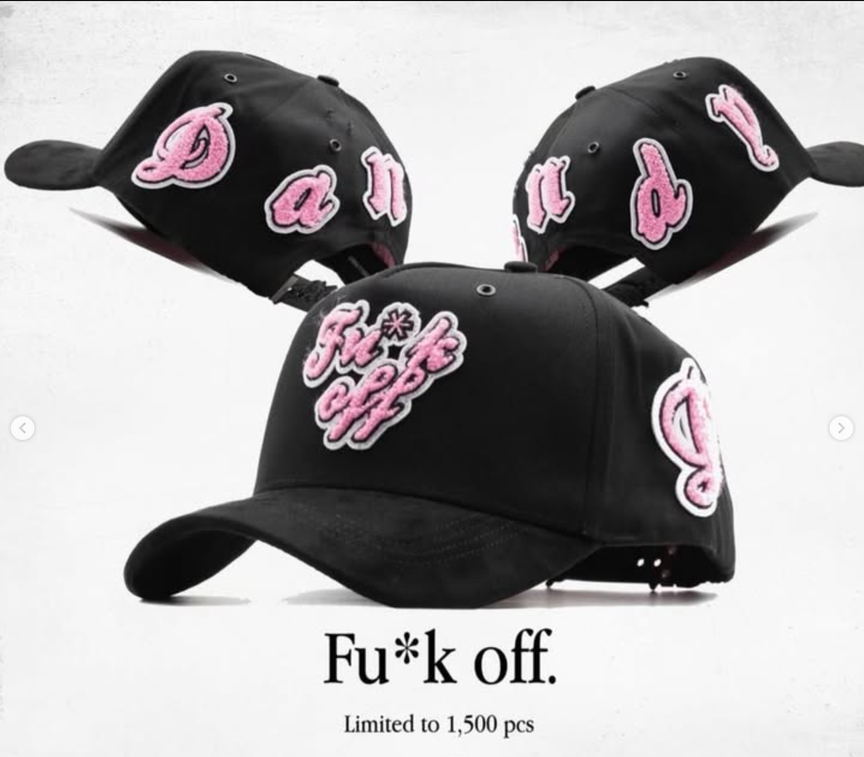 Nuevo Meike Duo Dandy bordado ajustable gorra de boca de pato borde curvo gorra de béisbol con diamantes barba tío