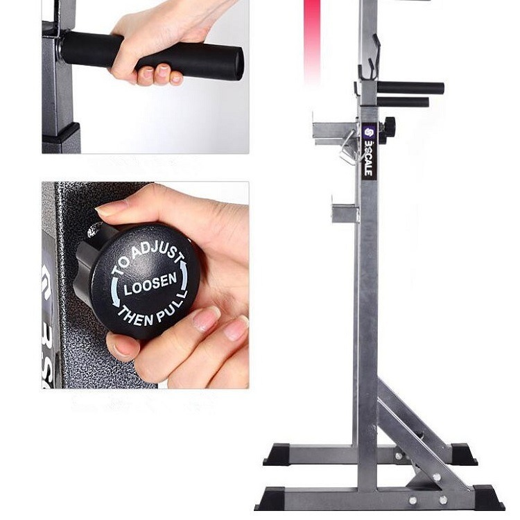 Casa equipo de la aptitud Squat rack banco de pesas estante de la prensa banco de peso Barbell rack Press Squat rack Barbell rack