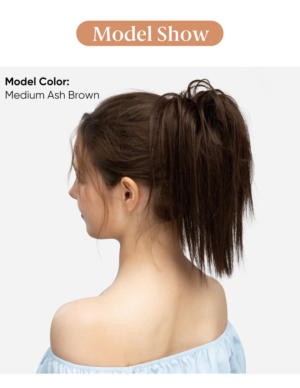 Women's Casual Multicolor Casual High Temperature Wire Ponytail Wigs display picture 10