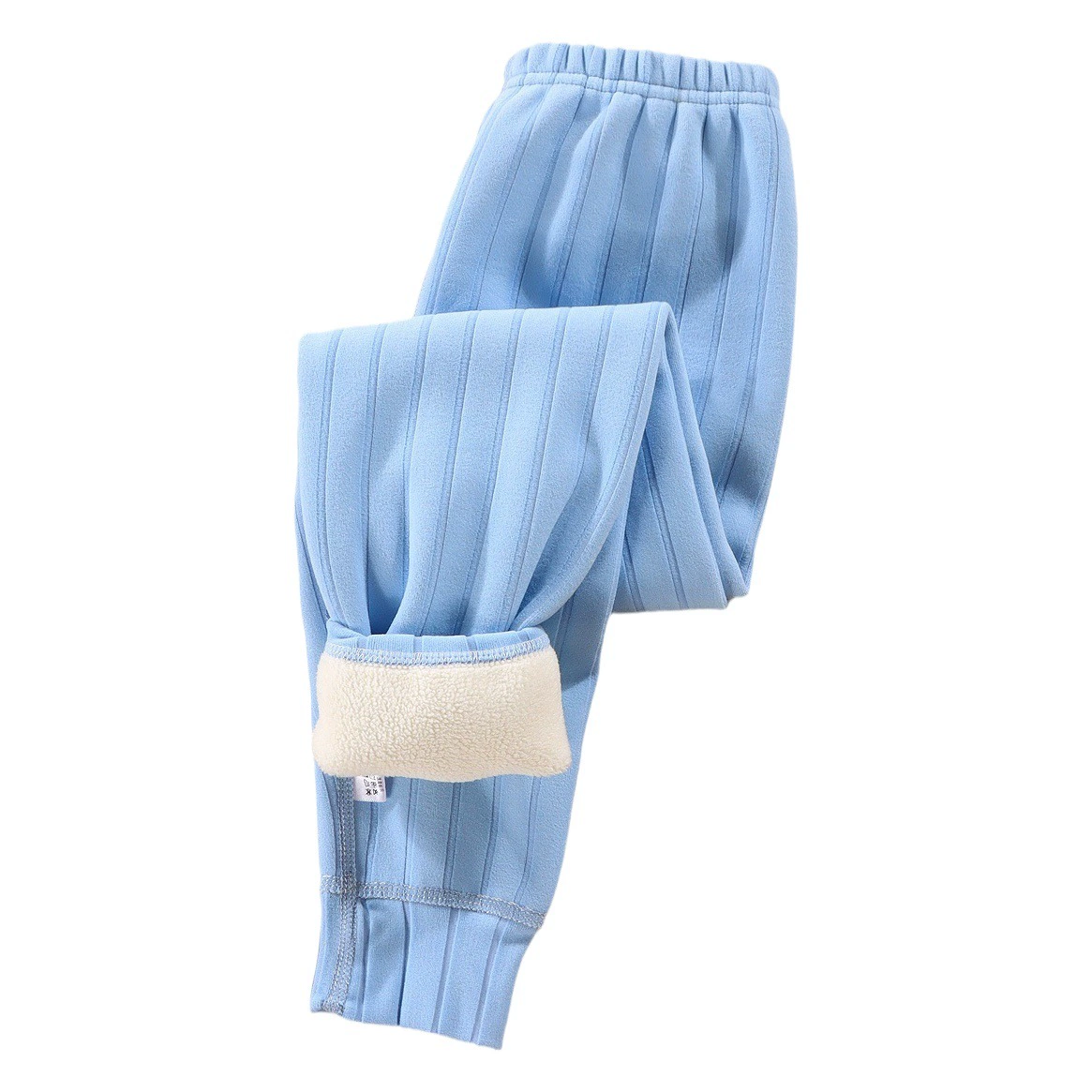 Новые бесшовные осенне-зимние детские термоштаны для мальчиков и девочек, с двусторонней флисовой подкладкой и утолщенной тканью, подходящие для детей старшего возраста.