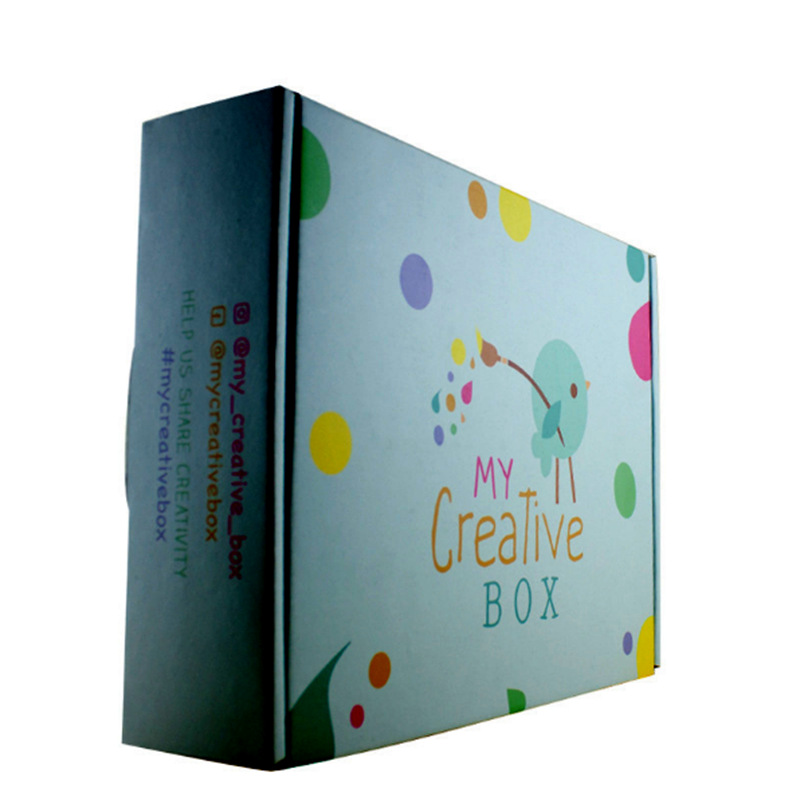 Caja de avión de color para ropa corrugada caja de embalaje jk Hanfu ropa interior caja de avión logotipo